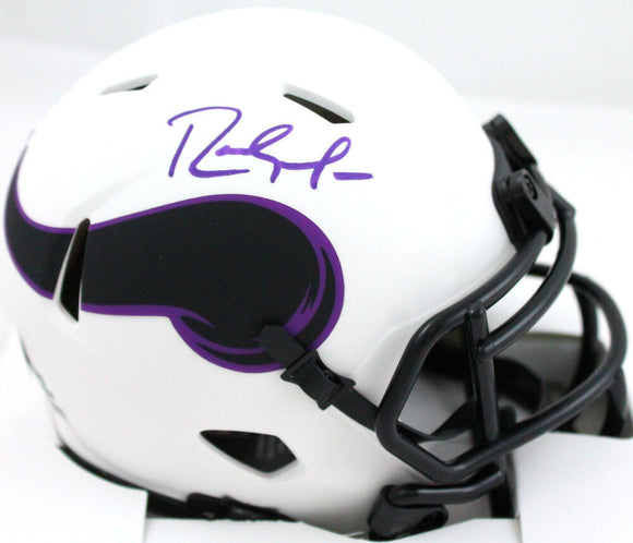 Randy Moss Autographed Minnesota Vikings Lunar Speed Mini Helmet-Beckett W Holo