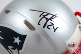 Ty Law Autographed New England Patriots Speed Mini Helmet-Beckett W Hologram