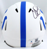 Eric Dickerson Autographed Colts Lunar Speed Mini Helmet W/ HOF-BeckettWHologram