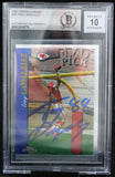 1997 Topps Chrome #24 Tony Gonzalez Kansas City Chiefs BAS Autograph 10