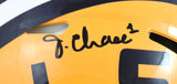 Ja'Marr Chase Autographed LSU Tigers F/S Speed Authentic Helmet- Beckett W Holo