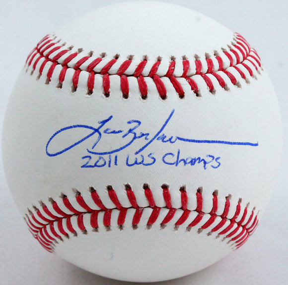 Lance Berkman Autographed Rawlings OML Baseball w/WS Champs-TriStar Authenticate