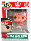 Julio Cesar Chavez Autographed Funko Pop Figurine #03- JSA W *Red