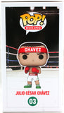 Julio Cesar Chavez Autographed Funko Pop Figurine #03- JSA W *Red