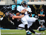 Brooks Reed Autographed 16x20 Jaguars QB Sack Photo- JSA W Authenticated