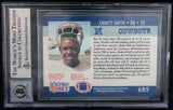 1990 Pro Set #685 Emmitt Smith Auto Dallas Cowboys BAS Autograph 10