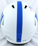 Michael Strahan Autographed NY Giants F/S Lunar Speed Helmet-Beckett W Hologram