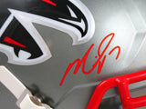 Michael Vick Autographed Atlanta Falcons F/S Flash Speed Helmet-Beckett W Holo