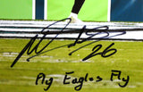 Miles Sanders Autographed Philadelphia Eagles 16x20 HM TD Photo w/insc.-BAW Holo