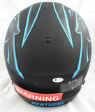 Robbie Anderson D.J. Moore Signed Panthers F/S Eclipse Speed Auth Helmet Beckett
