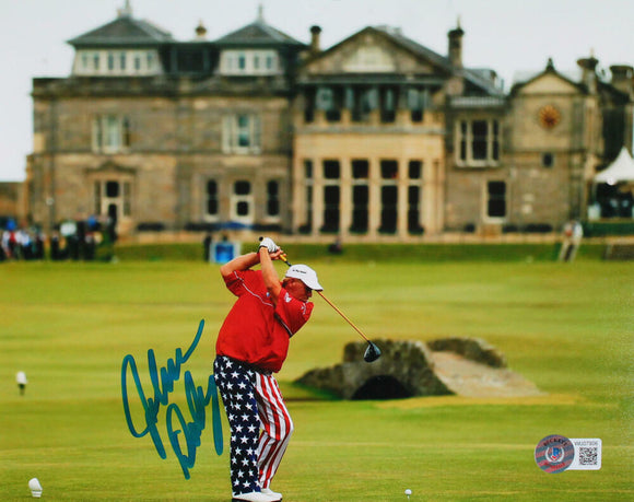 John Daly Autographed 8x10 St. Andrews Photo -Beckett W Hologram *Blue