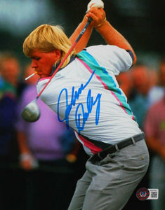 John Daly Autographed 8x10 Smoking Photo -Beckett W Hologram *Blue