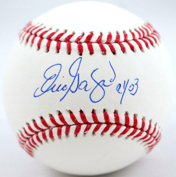 Eric Gagne Autographed Rawlings OML Baseball w/CY 03-Beckett W Hologram *Blue