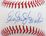 Eric Gagne Autographed Rawlings OML Baseball w/84 in Row-Beckett W Hologram