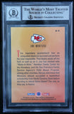 1994 Skybox Premium Revolution #R9 Joe Montana Kansas Chiefs BAS Autograph 10