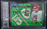 1993 Stadium Club #440 Joe Montana Auto Kansas City Chiefs BAS Autograph 10