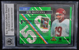 1993 Stadium Club #440 Joe Montana Auto Kansas City Chiefs BAS Autograph 10