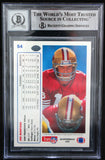 1991 Upper Deck #54 Joe Montana Auto San Francisco 49ers BAS Autograph 10