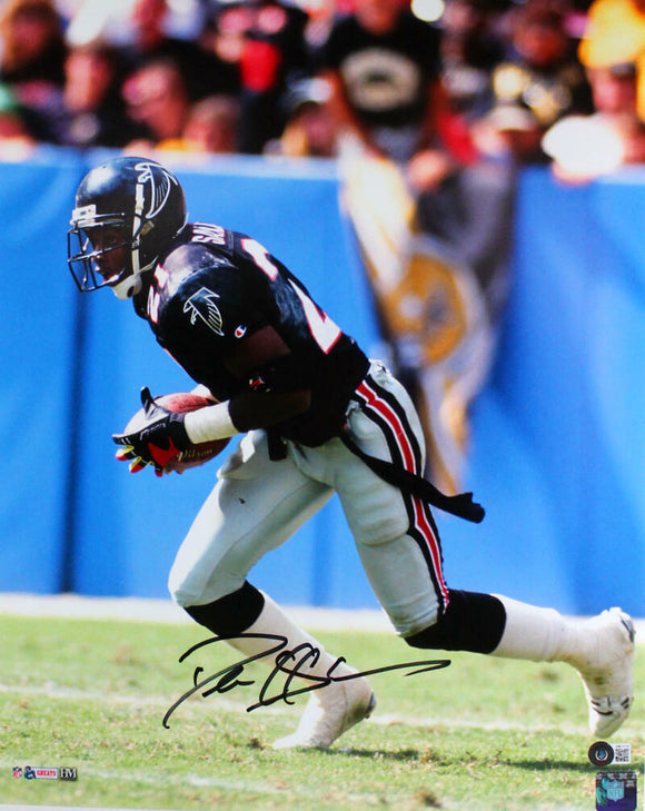 Deion Sanders Signed Atlanta Falcons 16x20 Running HM Photo-Beckett W Hologram