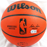 Kemp,McDaniel,Schrempf Autographed Official NBA Wilson Basketball-Beckett Holo