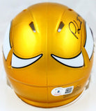 Patrick Jones Autographed Minnesota Vikings Flash Speed Mini Helmet-BeckettWHolo