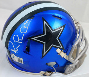 Michael Irvin Autographed Dallas Cowboys Flash Speed Mini Helmet- Beckett W Holo