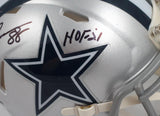 Drew Pearson Autographed Dallas Cowboys Speed Mini Helmet w/HOF-Beckett W Holo