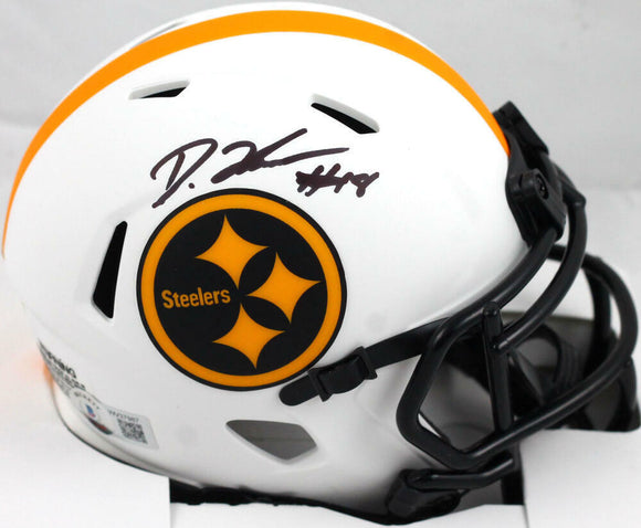 Diontae Johnson Signed Pittsburgh Steelers Lunar Speed Mini Helmet-BeckettW Holo