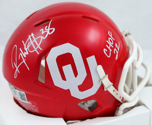 Roy Williams Autographed Oklahoma Sooners Speed Mini Helmet W/CHOF-BeckettW Holo