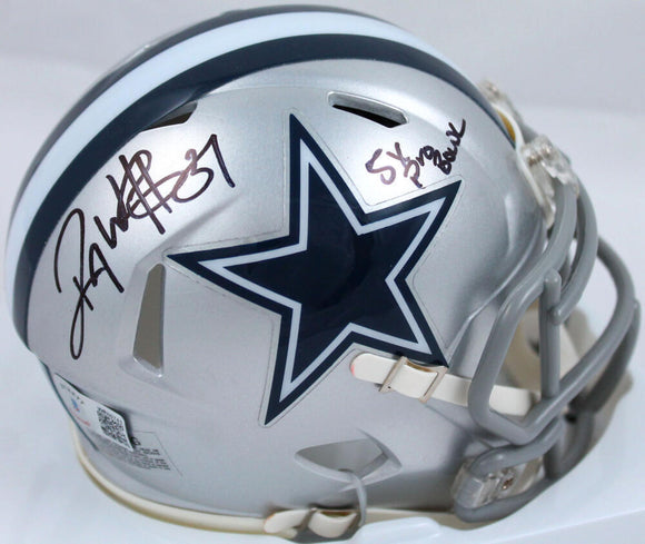 Roy Williams Autographed Dallas Cowboys Speed Mini Helmet w/Insc.-Beckett W Holo