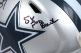 Roy Williams Autographed Dallas Cowboys Speed Mini Helmet w/Insc.-Beckett W Holo