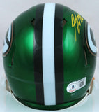 Jordy Nelson Autographed Green Bay Packers Flash Speed Mini Helmet-BeckettW Holo