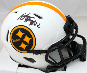 Najee Harris Autographed Pittsburgh Steelers Lunar Speed Mini Helmet-Fanatics