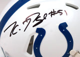 Kwity Paye Autographed Colts Speed Mini Helmet #-Beckett W Hologram *Black