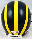 Kwity Paye Autographed Michigan Schutt Mini Helmet *Front-Beckett W Hologram