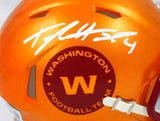 Taylor Heinicke Signed Washington Flash Speed Mini Helmet-Beckett W Hologram