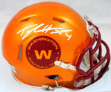 Taylor Heinicke Signed Washington Flash Speed Mini Helmet-Beckett W Hologram