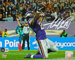 Adrian Peterson Autographed Vikings 8x10 Kneel Photo-Beckett W Hologram *White