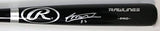 Vladimir Guerrero Jr. Autographed Black Rawlings Pro Baseball Bat-JSA *Silver