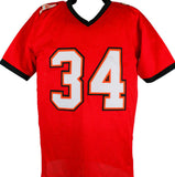 Dexter Jackson Autographed Red Pro Style Jersey w/ SB MVP-Prova Auth *Black