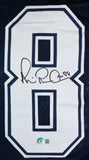 Michael Irvin Autographed Blue/White Pro Style STAT Jersey - Beckett W Hologram