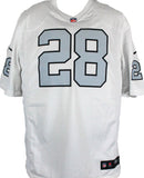 Josh Jacobs Autographed Las Vegas Raiders White Nike Game Jersey-Beckett W Holo