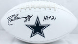 Drew Pearson Signed Cowboys Logo Football w/HOF- Beckett W Hologram *Black