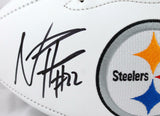 Najee Harris Autographed Pittsburgh Steelers Logo Football-Fanatics *Black