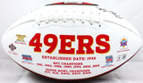 Patrick Willis Autographed San Francisco 49ers Logo Football w/Insc.-BAW Holo