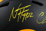 Claypool/Johnson/Harris SignedSteelers F/S Eclipse Speed AuthenticHelmet-BAWHolo