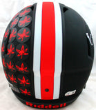 Ezekiel Elliott Autographed Ohio St. F/S Eclipse Speed Helmet-Beckett W Hologram