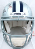 Elliott/E.Smith/T.Dorsett Signed Cowboys F/S Speed Authentic Helmet-BeckettWHolo