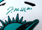 Jaylen Waddle Autographed Miami Dolphins F/S Lunar Speed Replica Helmet-Fanatics