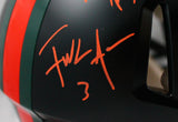 Sapp, Irvin, Johnson, Lewis, Gore Signed F/S Miami Speed Authentic Helmet-BAW